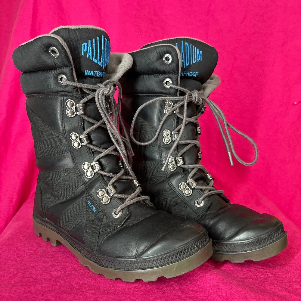 Palladium 💦 WATERPROOF ❄️ mid-calf SNOW boots • W7 • THINSULATE • WINTER rare!